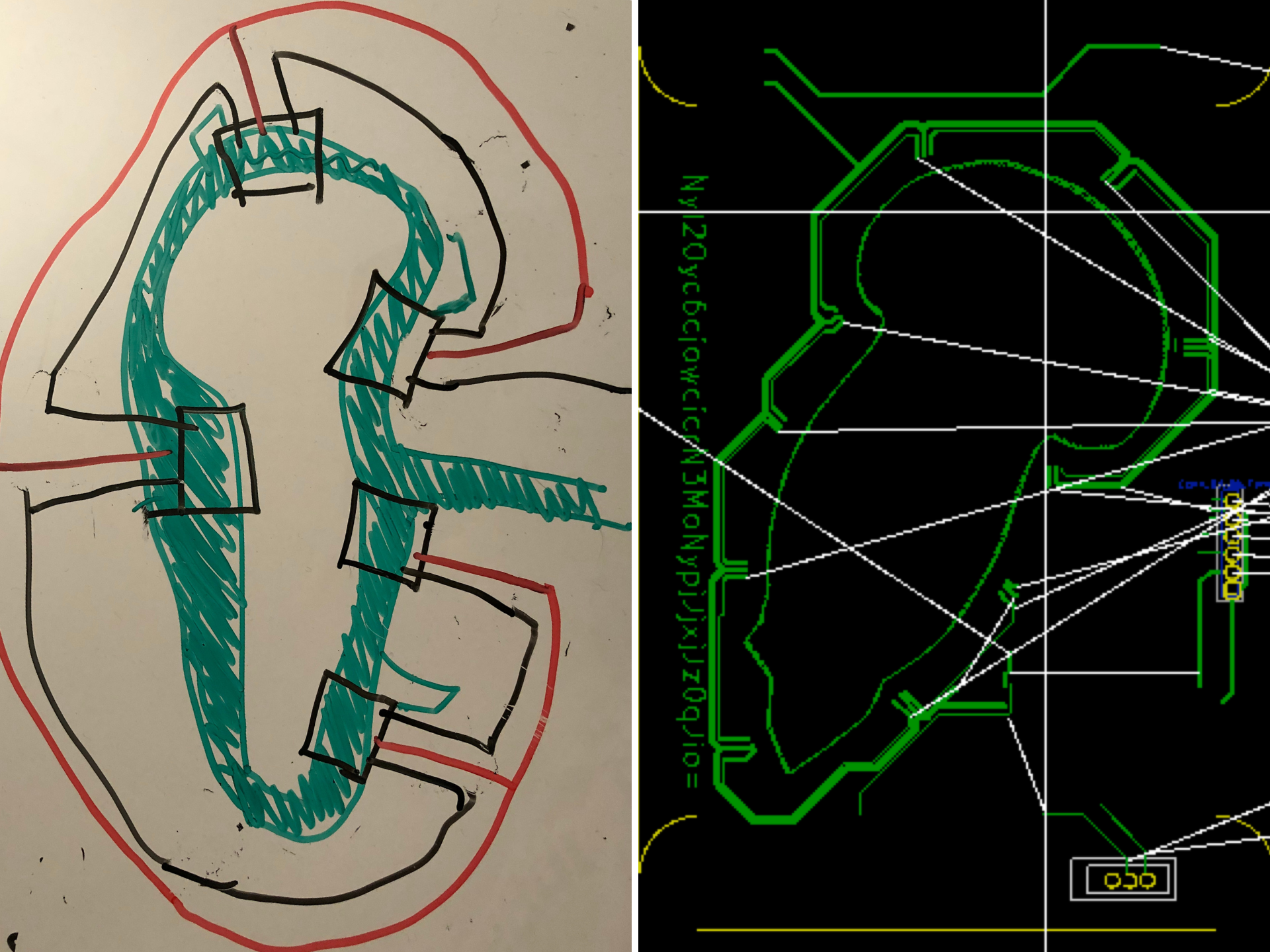 Whiteboard design to KiCad layout